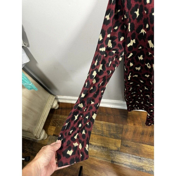 C Christian Los Angeles Cheetah Long Sleeve Button Up Back Shirt 3XL - Picture 3 of 7